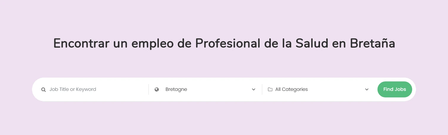 Encontrar un empleo de Profesional de la Salud - Bretaña
